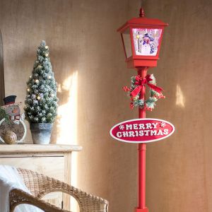  Swiffybuy Christmas Ornaments Christmas מנורת נוי לחג המולד- מנורת עמוד 